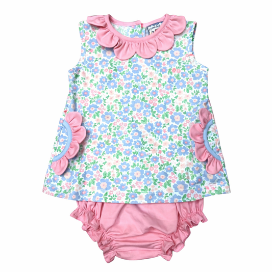 Three Sisters Happy Daisy Bloomer Set