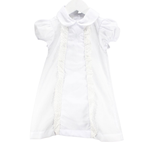 Baby Blessings White Cross Olivia Dress