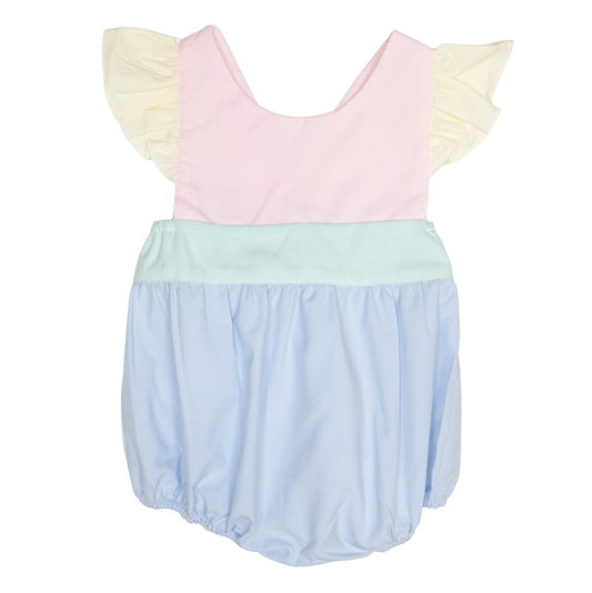 Colorblock Bow Back Bubble