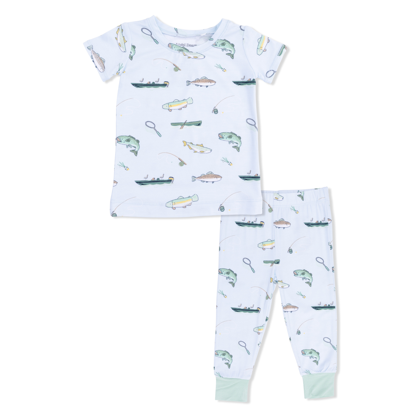 Angel Dear Fishing - Short Sleeve Lounge Set