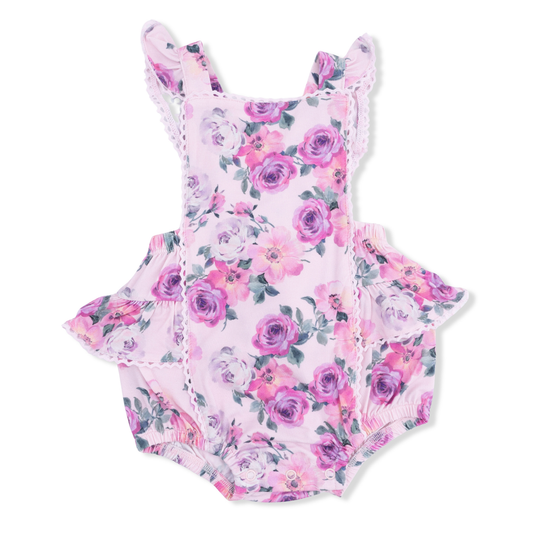 Angel Dear Rose Abundance - Ric Rac Ruffle Sunsuit