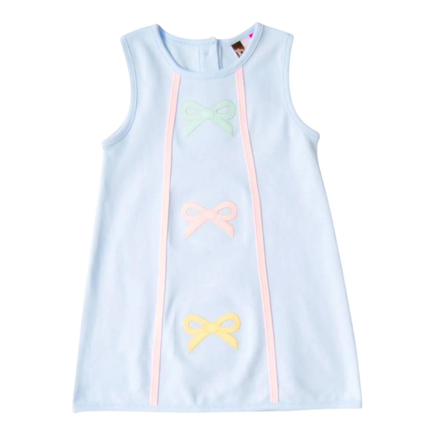 Banana Split Lt Blue Hadley Bow Dress