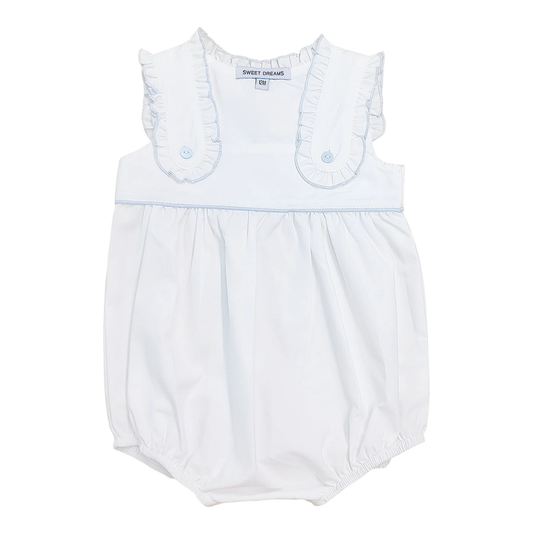 White w/ Blue Trim Bubble