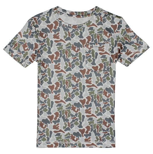 Properly Tied Ravine Pocket Tee Terra Camo