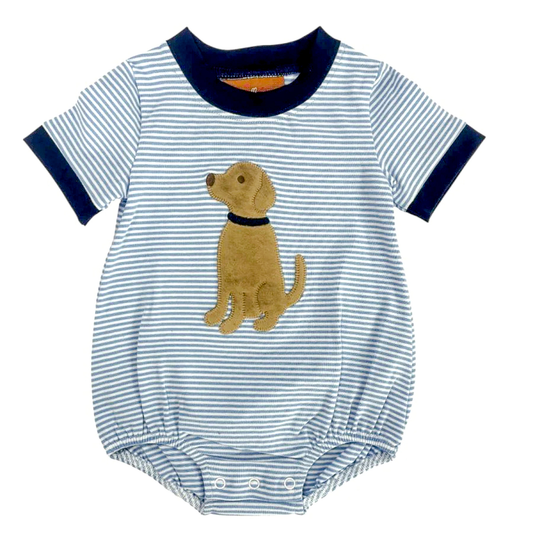 Millie Jay Puppy Applique Bubble