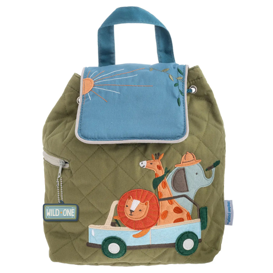 Stephen Joseph Quilted Backpack New Zoo