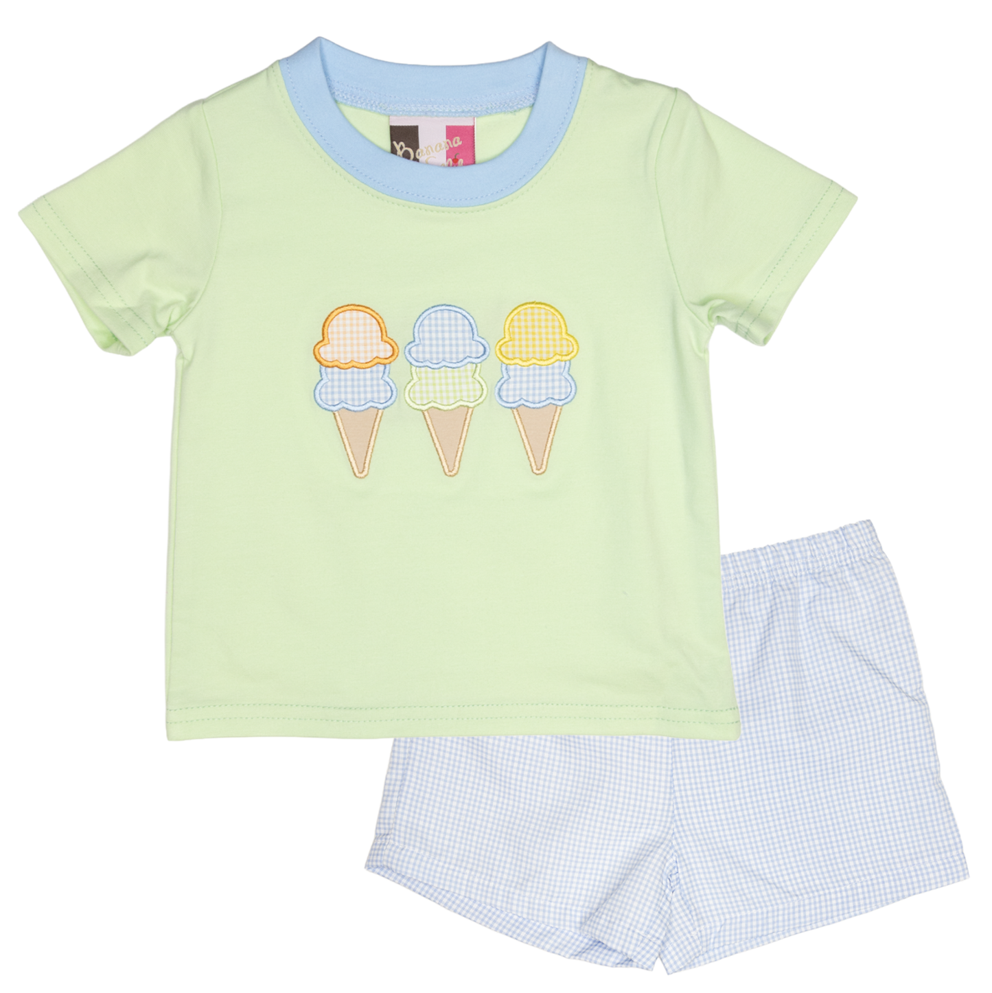 Banana Split I Scream, You Scream Short Set