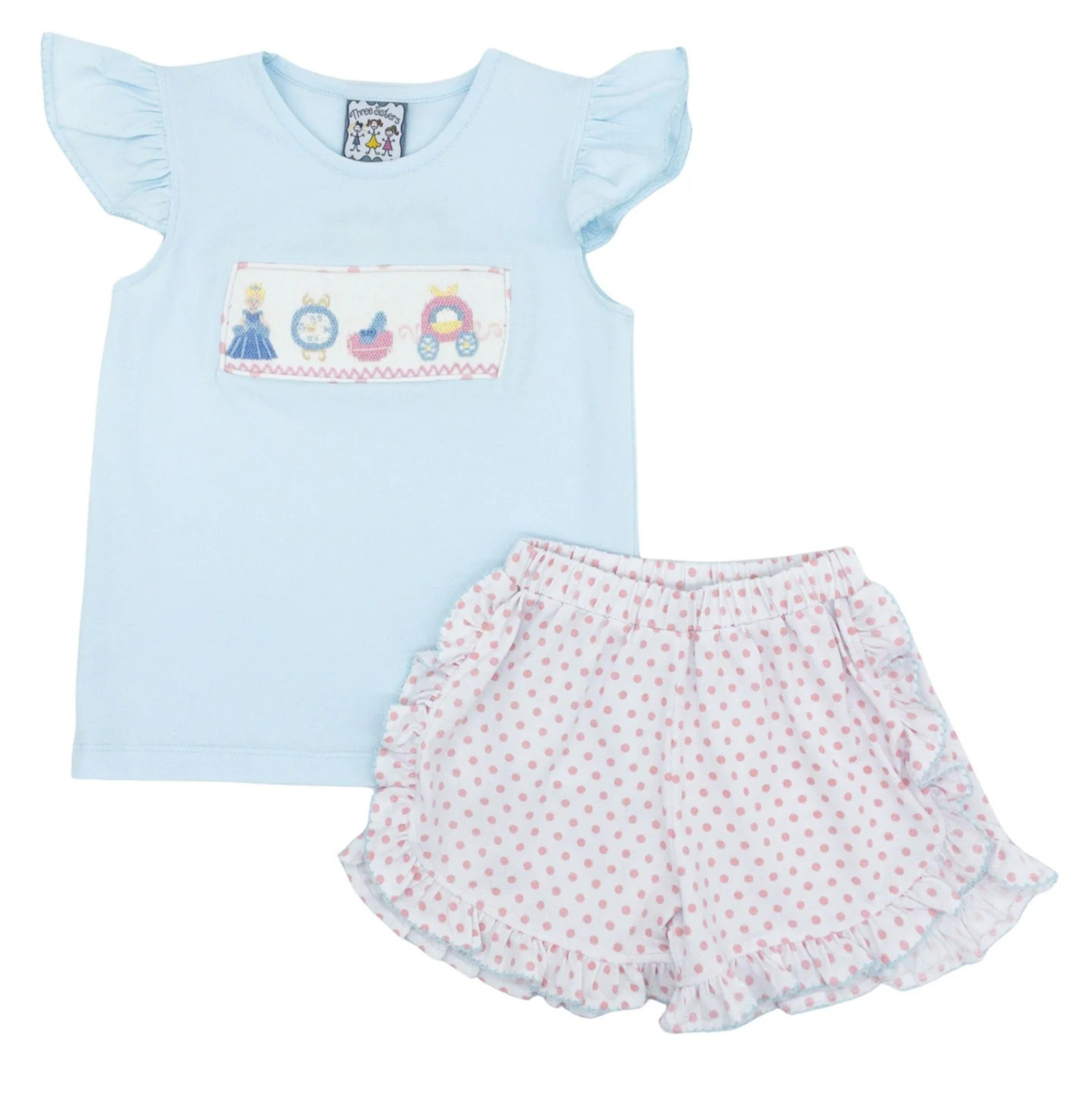 Three Sisters Fairy Tale Smocked Short Set