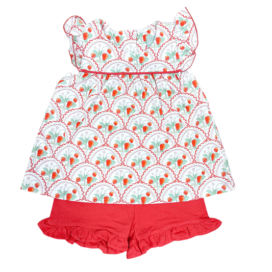 Sage & Lilly Strawberries Abi Short Set