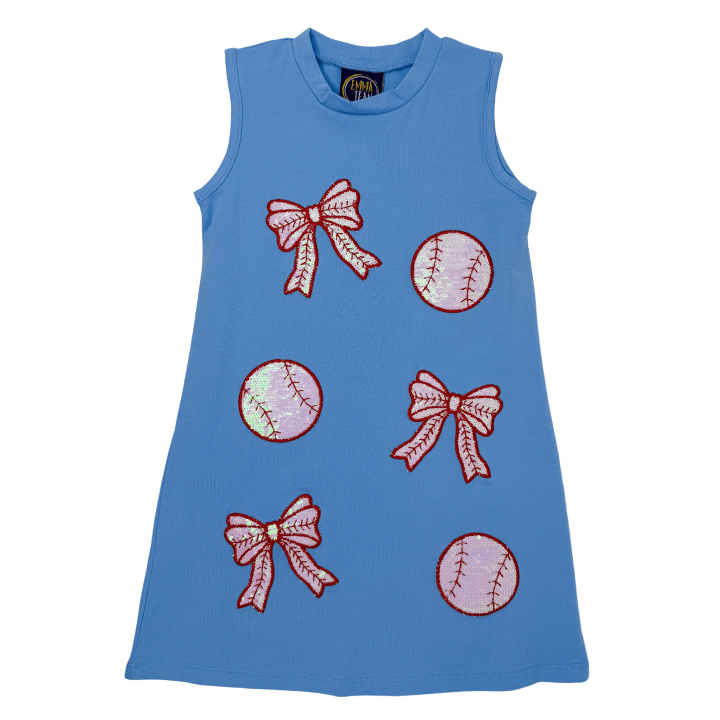 Emma Jean Baseball Appl Tank Dress