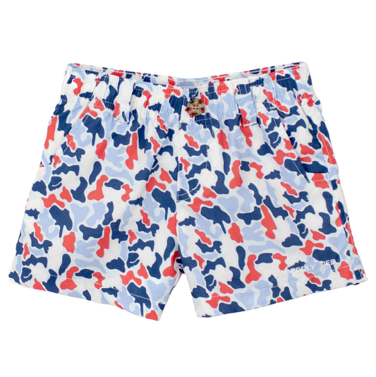 Properly Tied Mallard Shorts Americana Camo