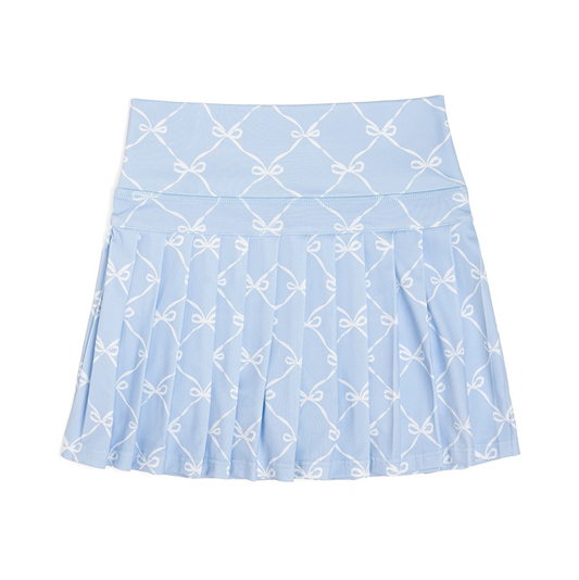 Sweet Wink Powder Blue Bow Trellis Athletic Skort