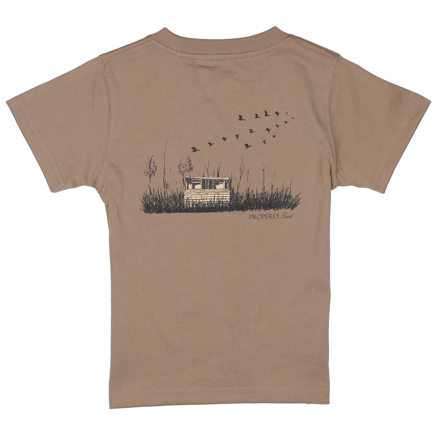 Properly Tied Walnut Duck Blind Shirt