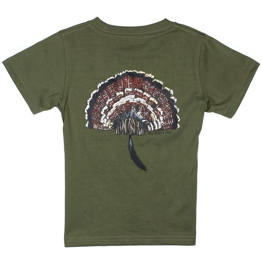Properly Tied Olive Turkey Mount Shirt