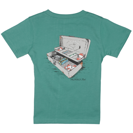 Properly Tied Teal Tackle Box Shirt