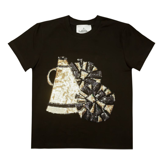 Belle Cher Black Megaphone Shirt