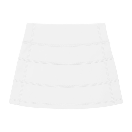 Belle Cher White Tennis Skirt