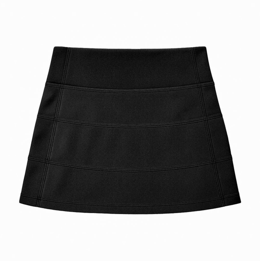 Belle Cher Black Tennis Skirt