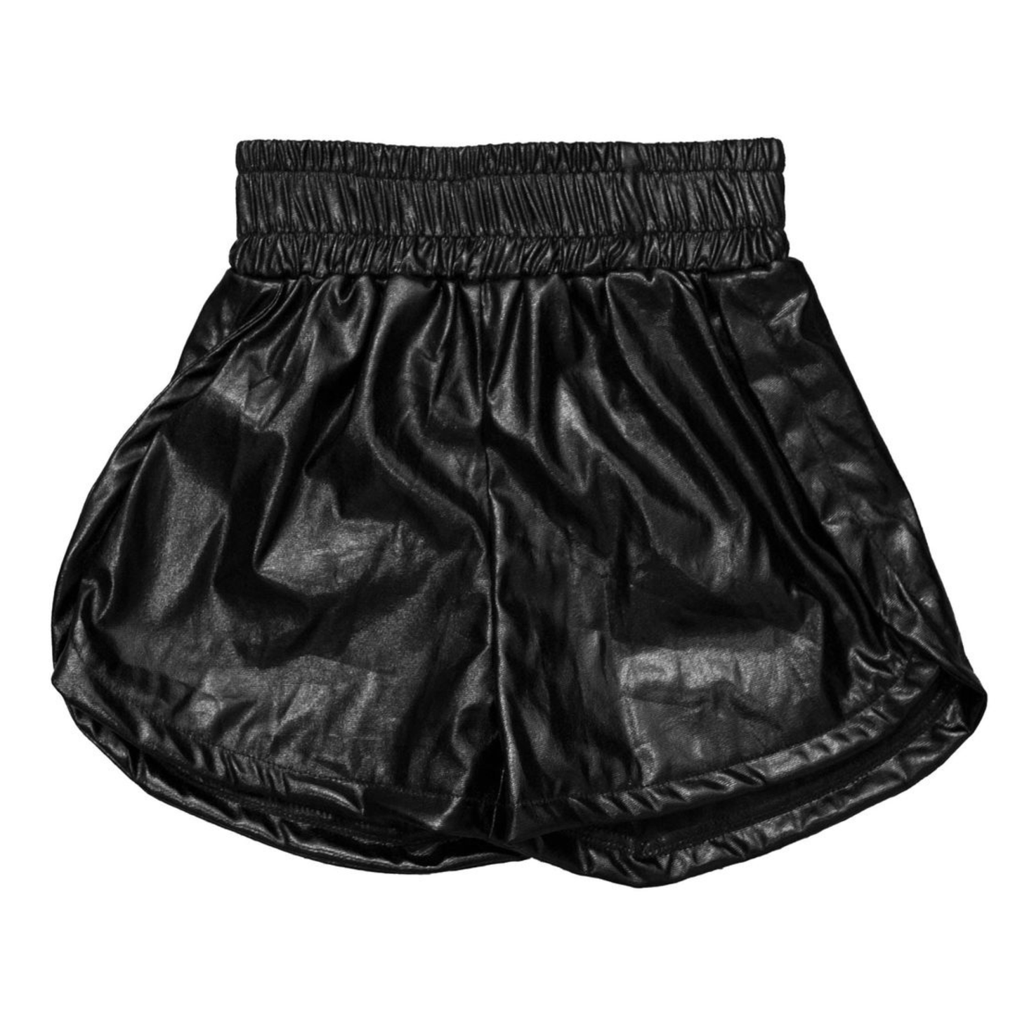 Belle Cher Black Metallic Shorts