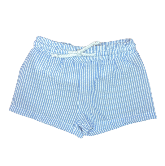Millie Jay Blue Seersucker Swim Trunks