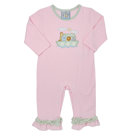 Three Sisters Noah's Ark Ruffle Romper