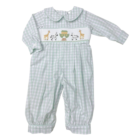 Banana Split Noah's Ark Smocked Longall