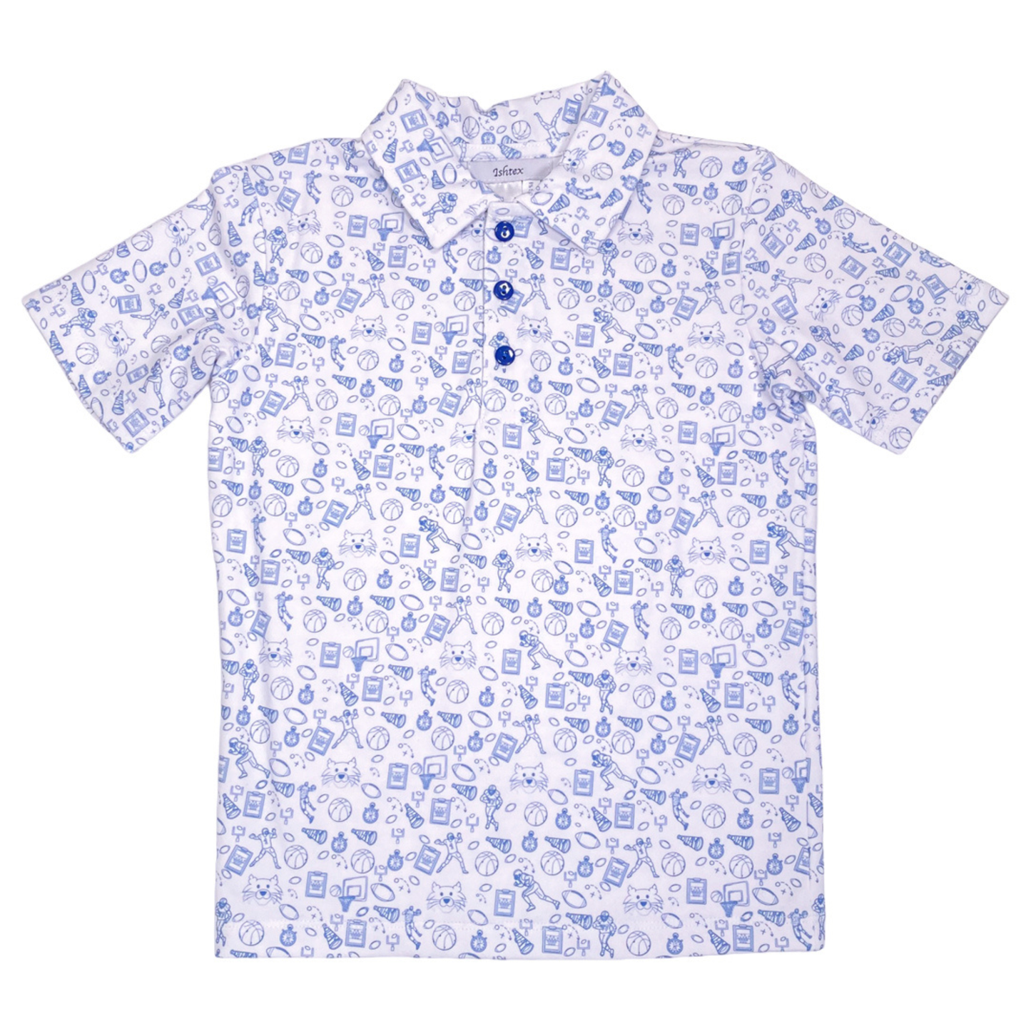 Ishtex Royal Blue Active Polo
