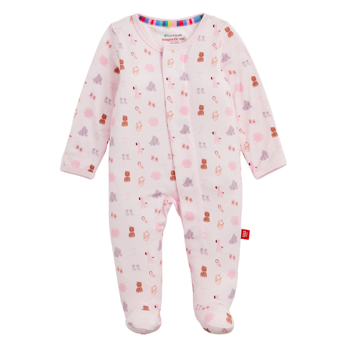 Magnetic Me Nursery Nostalgia Pink Modal Footie