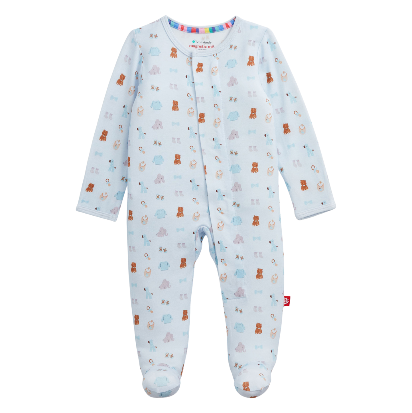 Magnetic Me Nursery Nostalgia Blue Modal Footie