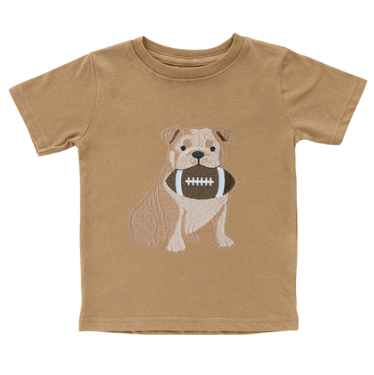 Sweet Wink Bulldog Football Patch T-Shirt