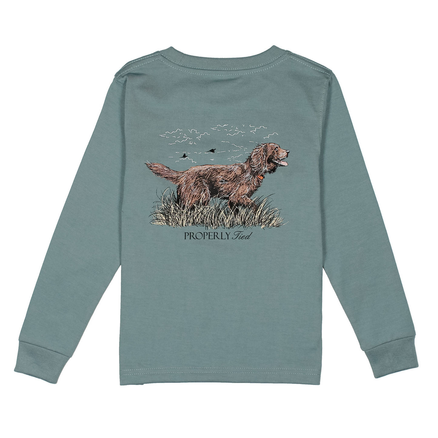 Properly Tied Steel Blue Boykin LS Shirt