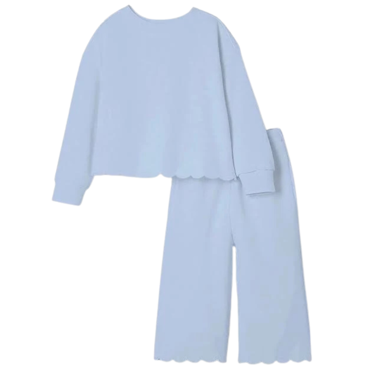 Millie Jay Scottie Scalloped Set - Blue