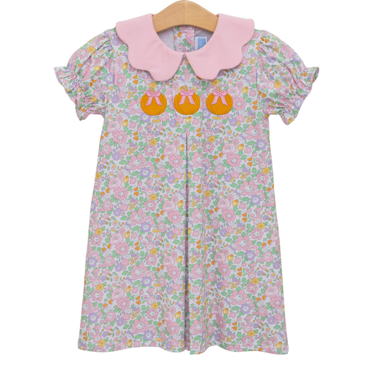 Trotter St. Pumpkin Floral Dress