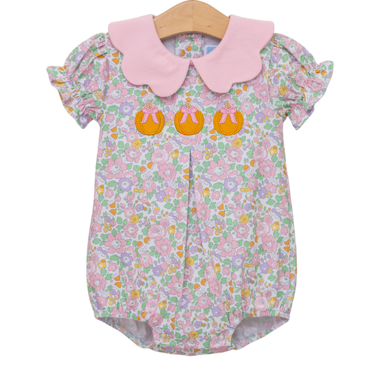 Trotter St. Pumpkin Floral Bubble