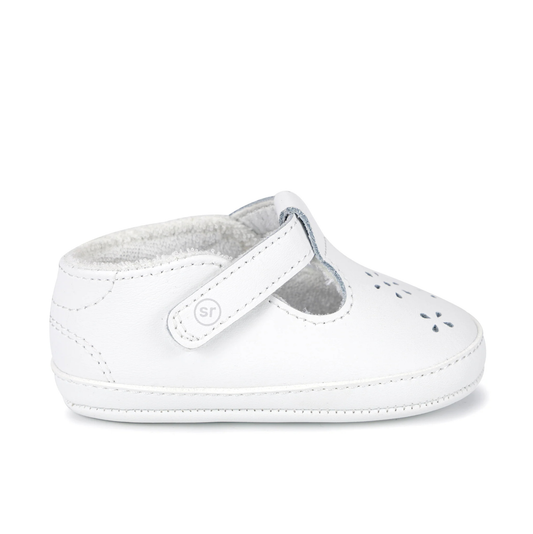 Stride Rite White Pre Walker - Ella