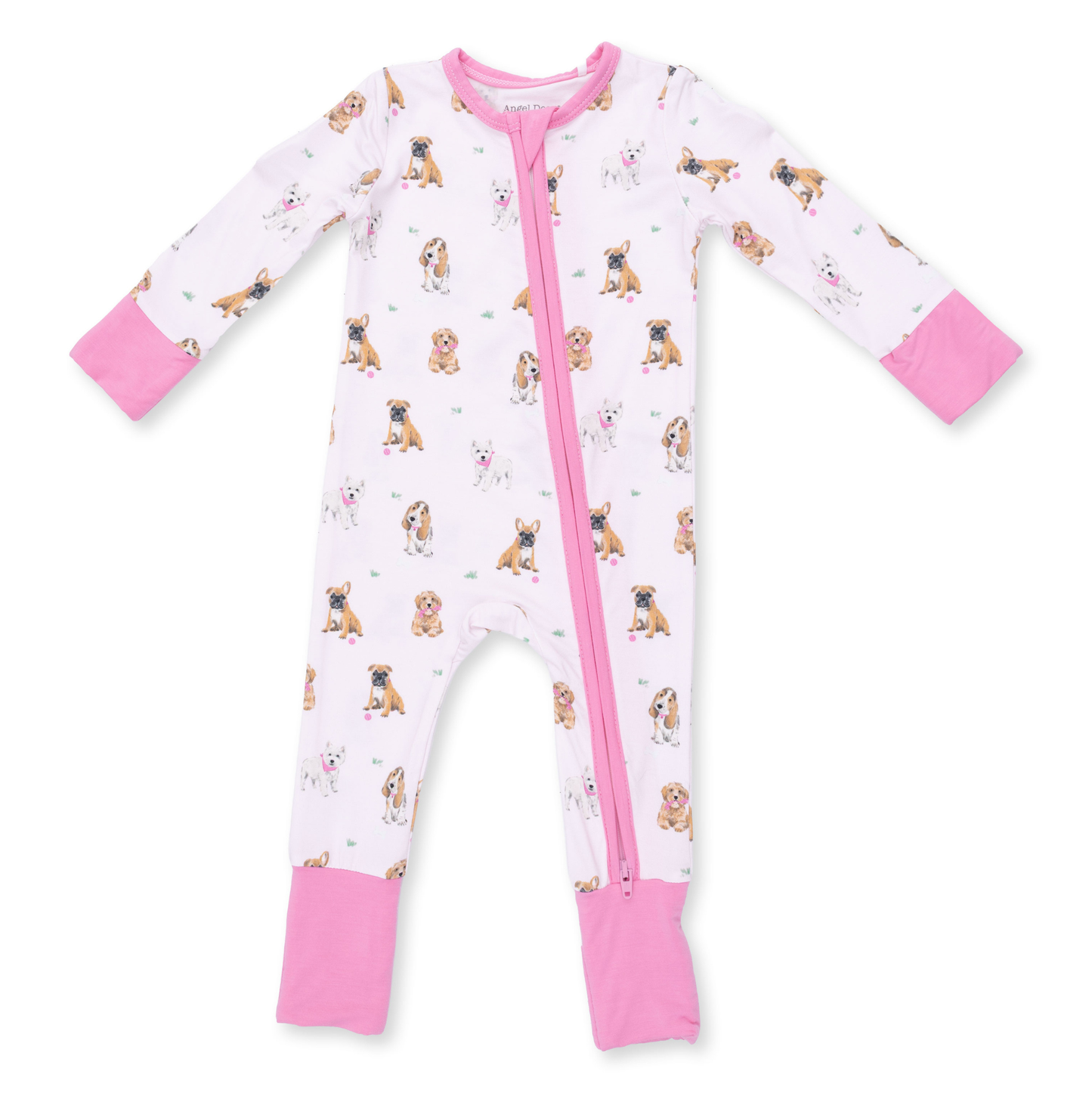 Angel Dear Pink Bestie Dogs - Convertible Romper