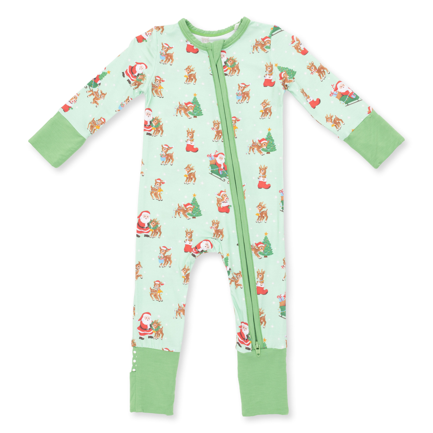 Angel Dear Vintage Reindeer & Santa - Convertible Romper
