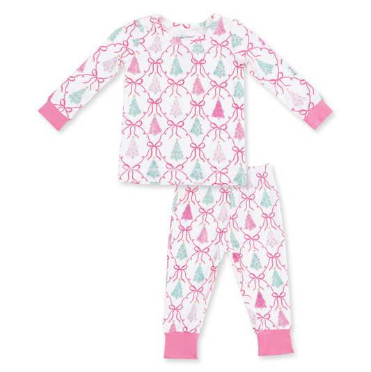 Angel Dear Bow Trellis Tree - LS Loungewear Set