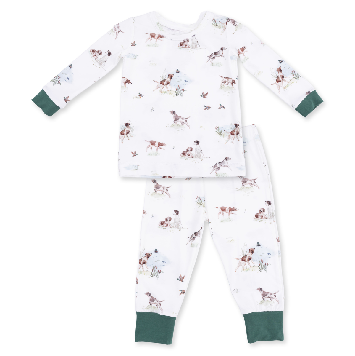 Angel Dear Pointer Pups & Duck Buddies - LS Loungewear Set