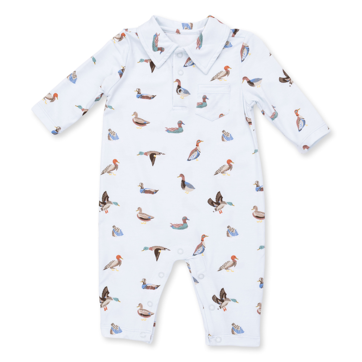 Angel Dear American Ducks Polo Romper