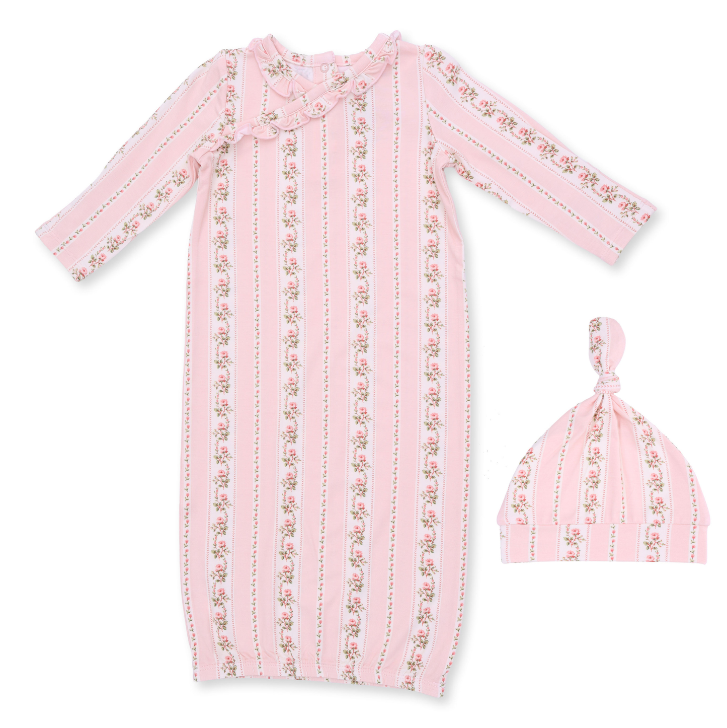 Angel Dear Antoinette Stripe - Kimono Gown & Hat