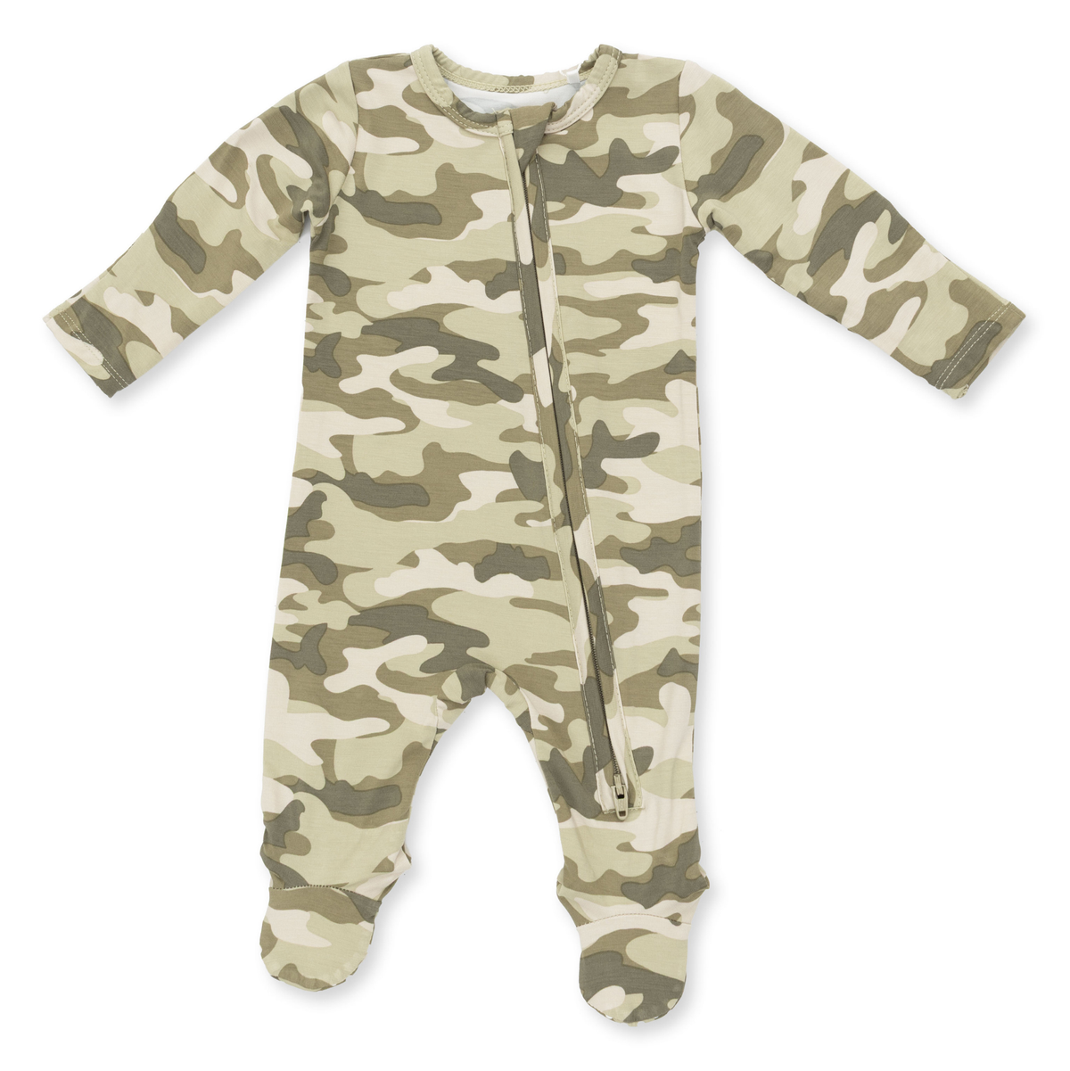 Angel Dear Camo - 2 Way Zipper Footie