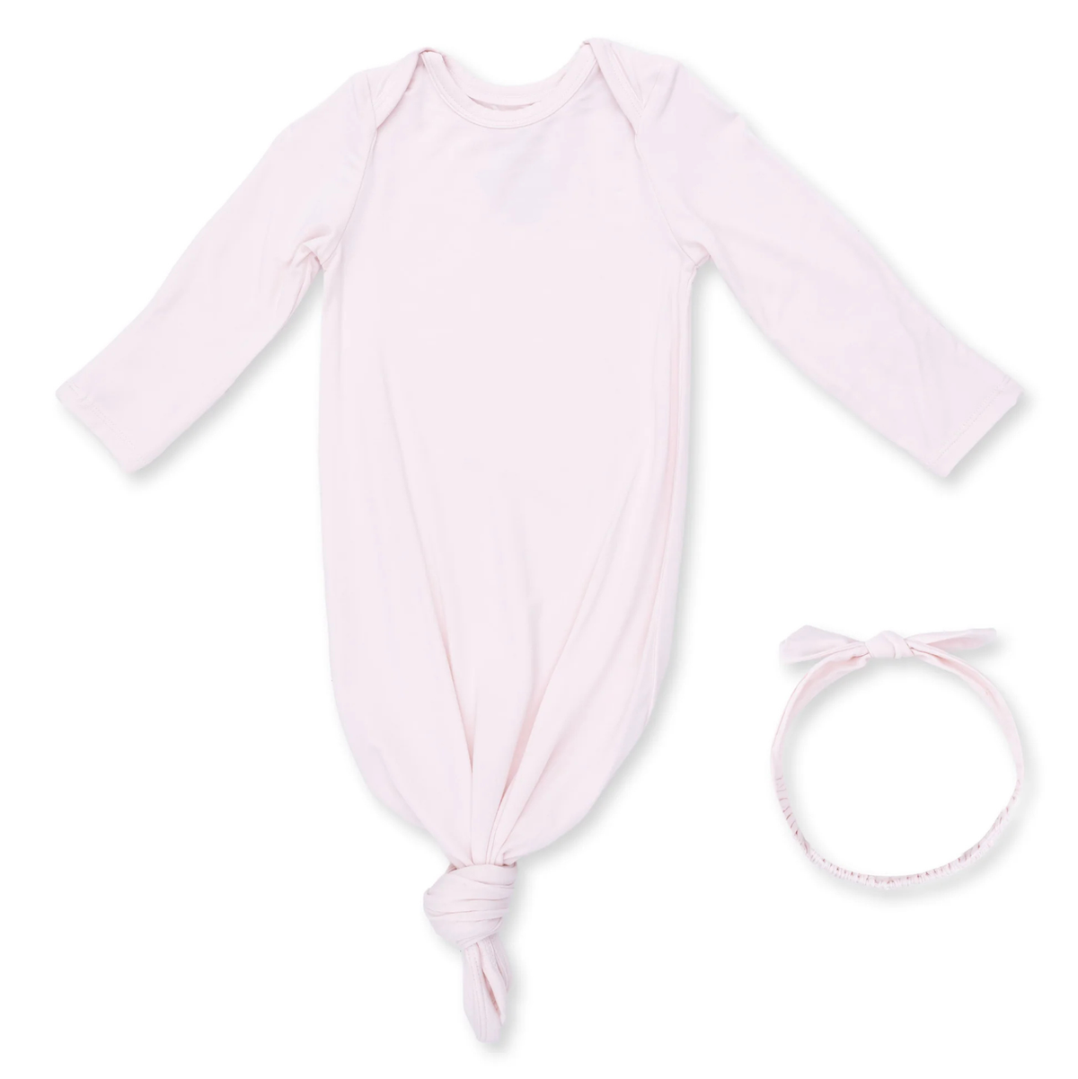 Angel Dear Mauve Morn - Knotted Gown & Headband