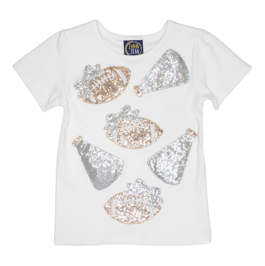 Cheer Sparkle Applique T-Shirt