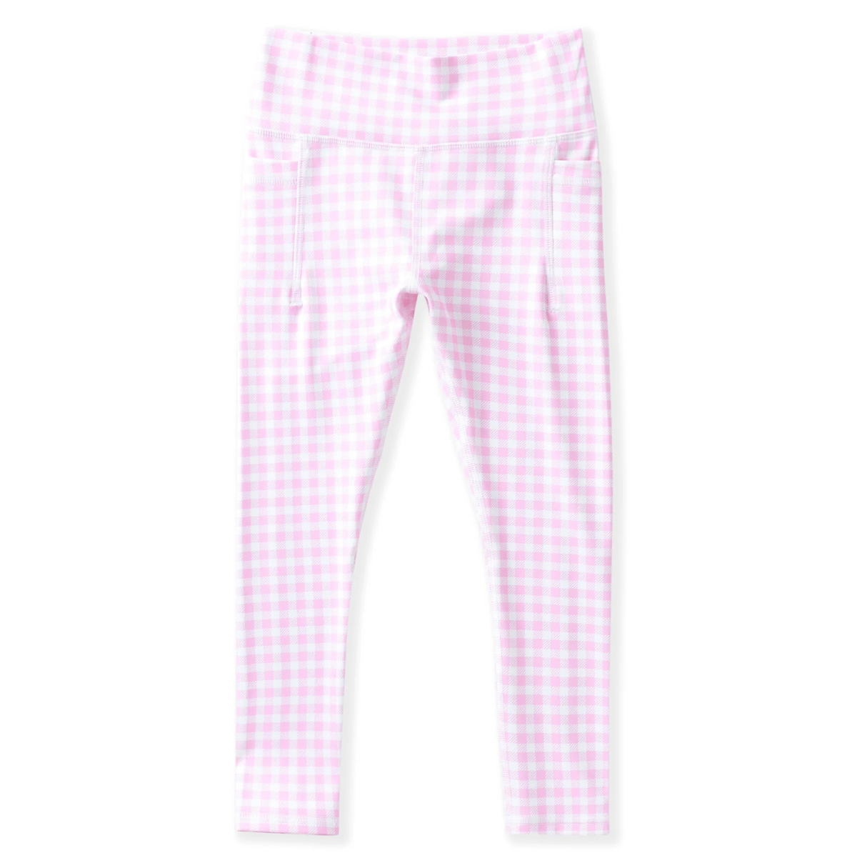 Swoon Active Pink Gingham Active Leggings