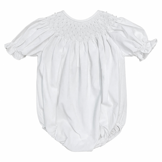 Catherine White Bubble w/ White Pearl