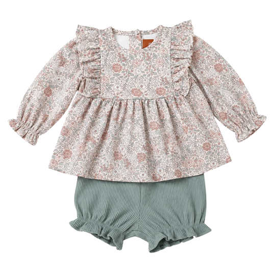 Millie Jay Faded Botanica Bloomer Set