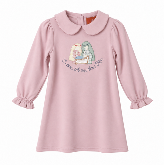 Millie Jay Nativity Applique Dress
