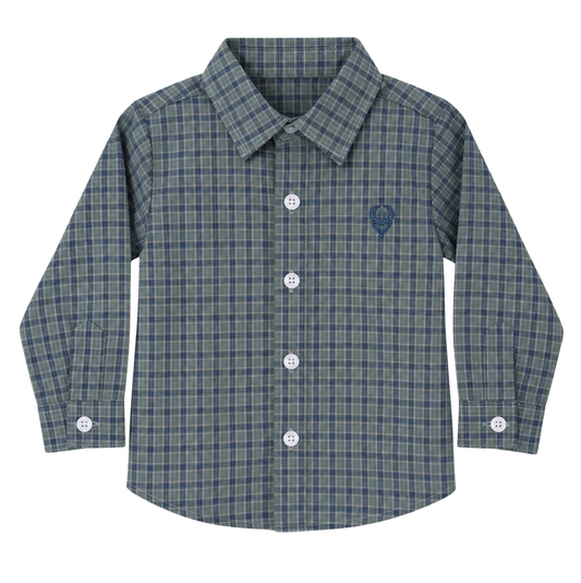 Millie Jay Green Plaid Button Down