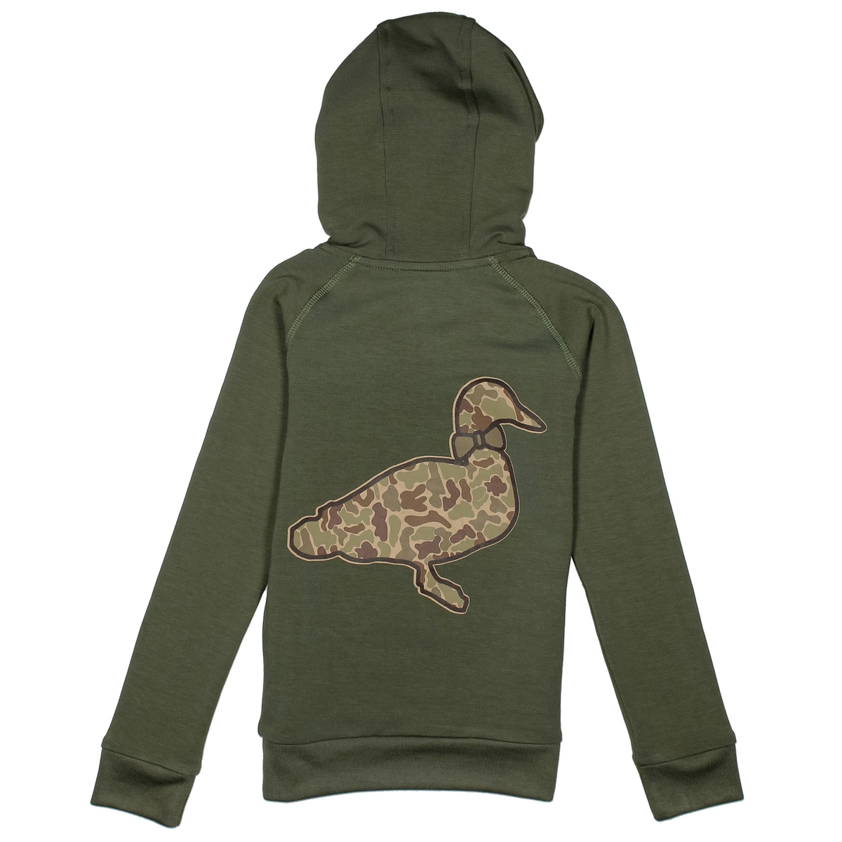 Properly Tied Element Logo Hoodie Vintage Camo Olive